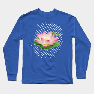 namaste lotus flower Long Sleeve T-Shirt